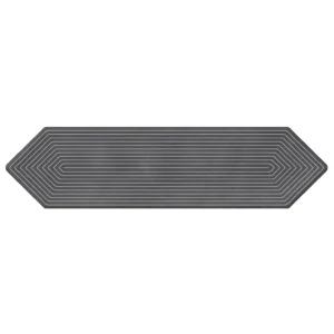 Giorbello (Sample) Decor Black 3-in x 12-in Glazed Ceramic Subway Floor and Wall Tile