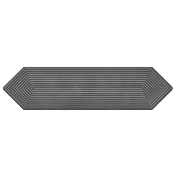 Giorbello (Sample) Decor Black 3-in x 12-in Glazed Ceramic Subway Floor and Wall Tile