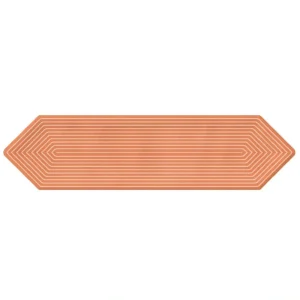 Giorbello (Sample) Decor Coral 3-in x 12-in Glazed Ceramic Subway Floor and Wall Tile