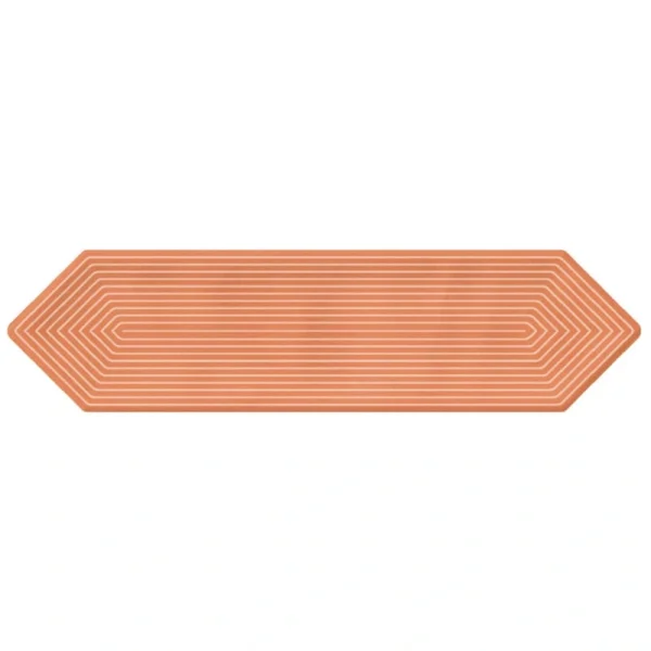 Giorbello (Sample) Decor Coral 3-in x 12-in Glazed Ceramic Subway Floor and Wall Tile