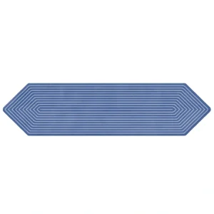 Giorbello (Sample) Decor Indigo 3-in x 12-in Glazed Ceramic Subway Floor and Wall Tile