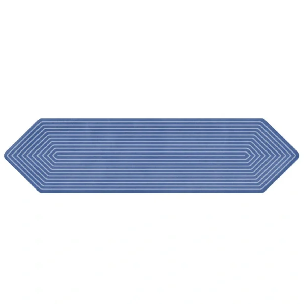 Giorbello (Sample) Decor Indigo 3-in x 12-in Glazed Ceramic Subway Floor and Wall Tile