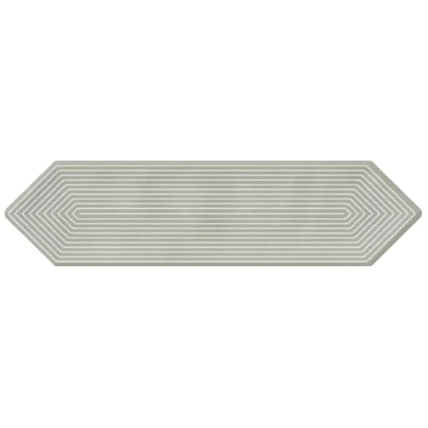 Giorbello (Sample) Decor Sage 3-in x 12-in Glazed Ceramic Subway Floor and Wall Tile