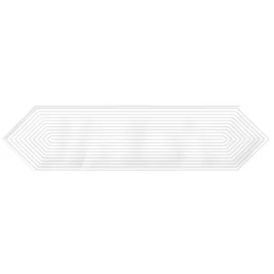 Giorbello (Sample) Decor White 3-in x 12-in Glazed Ceramic Subway Floor and Wall Tile