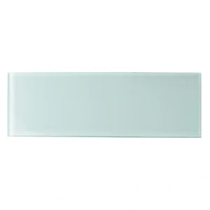 Giorbello (Sample) Glass Subway Baby Blue 3-in x 9-in Glossy Glass Tile