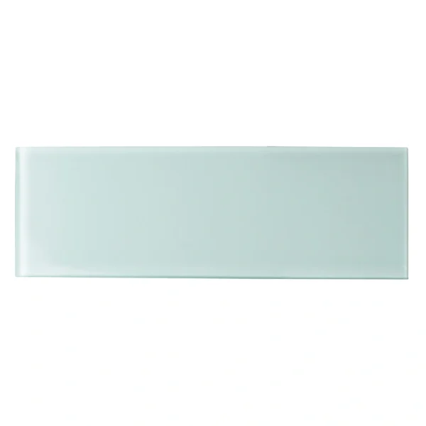 Giorbello (Sample) Glass Subway Baby Blue 3-in x 9-in Glossy Glass Tile