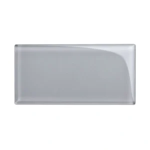 Giorbello (Sample) Glass Subway Lavender Gray 3-in x 6-in Glossy Glass Wall Tile