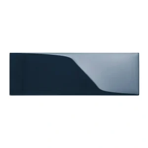 Giorbello (Sample) Glass Subway Midnight Blue 4-in x 12-in Glossy Glass Wall Tile