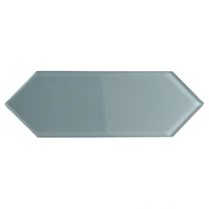 Giorbello (Sample) Glass Subway Slate 3-in x 9-in Glossy Glass Tile