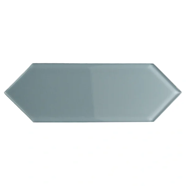 Giorbello (Sample) Glass Subway Slate 3-in x 9-in Glossy Glass Tile