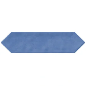 Giorbello (Sample) Indigo 3-in x 12-in Glazed Ceramic Subway Floor and Wall Tile