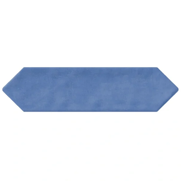 Giorbello (Sample) Indigo 3-in x 12-in Glazed Ceramic Subway Floor and Wall Tile