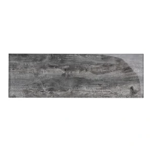 Giorbello (Sample) Platinum Oak 4-in x 12-in Glossy Glass Wood Look Wall Tile