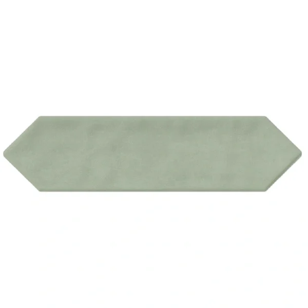 Giorbello (Sample) Sage 3-in x 12-in Glazed Ceramic Subway Floor and Wall Tile