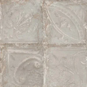 Giorbello (Sample) Sassuolo Tiles Gray Relief 12-in x 12-in Glazed Porcelain Stone Look Floor and Wall Tile