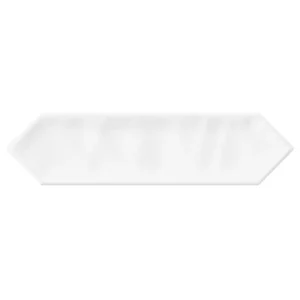Giorbello (Sample) White 3-in x 12-in Glazed Ceramic Subway Floor and Wall Tile