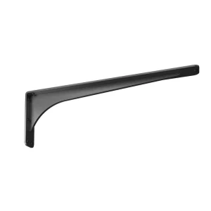 Gladiator 21 in. L Black Steel Heavy Duty Floating Shelf Bracket T726935629
