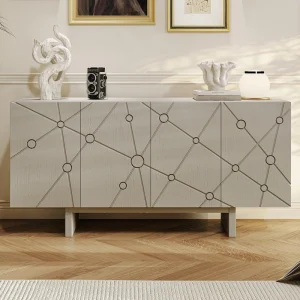 GZMR 15.75-in W x 30.71-in H Mdf White Freestanding Utility Storage Cabinet T726922788