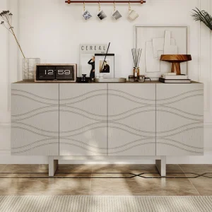 GZMR 15.75-in W x 30.71-in H Mdf White Freestanding Utility Storage Cabinet T726922792