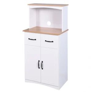 GZMR White Wooden Kitchen Cabinet Contemporary/Modern Mdf Wood Sideboard