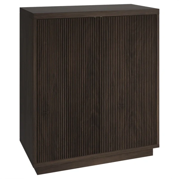 Hailey Home Alston Alder Brown 2-Shelf Office Cabinet