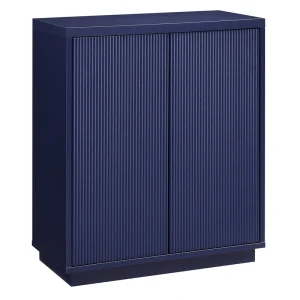 Hailey Home Alston Dark Blue 2-Shelf Office Cabinet