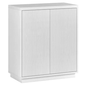 Hailey Home Alston White 2-Shelf Office Cabinet