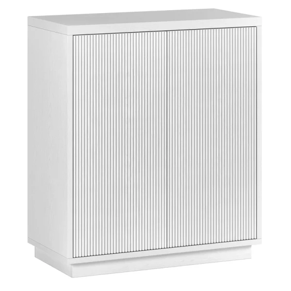 Hailey Home Alston White 2-Shelf Office Cabinet