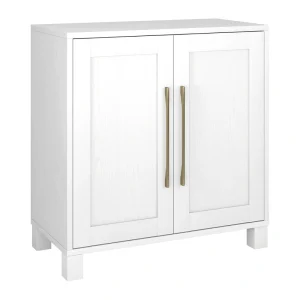 Hailey Home Chabot White 2-Shelf Office Cabinet