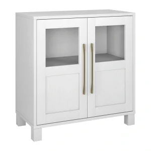 Hailey Home Holbrook White 2-Shelf Office Cabinet