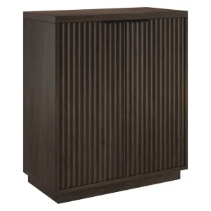 Hailey Home Mansfield Alder Brown 2-Shelf Office Cabinet