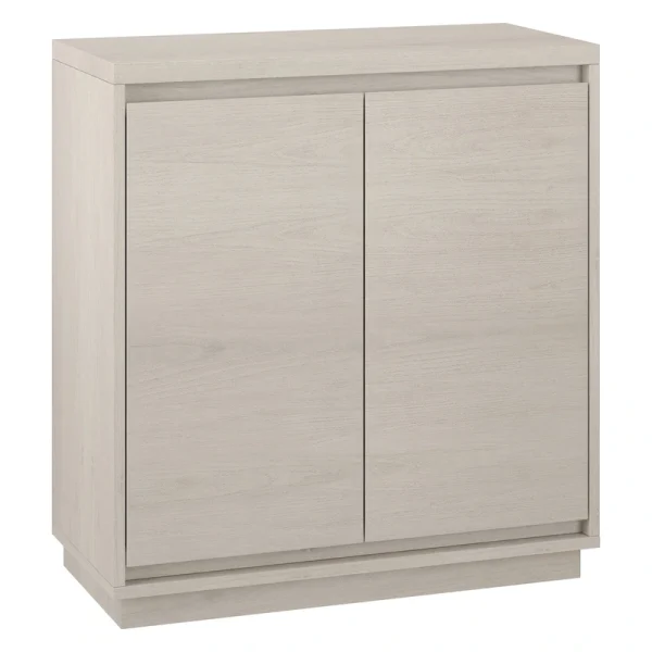 Hailey Home Presque Alder White 2-Shelf Office Cabinet
