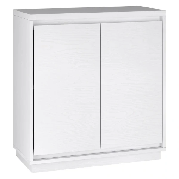 Hailey Home Presque White 2-Shelf Office Cabinet