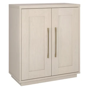 Hailey Home Tillman Alder White 2-Shelf Office Cabinet