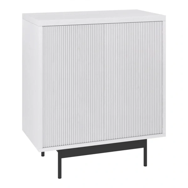 Hailey Home Whitman White 2-Shelf Office Cabinet