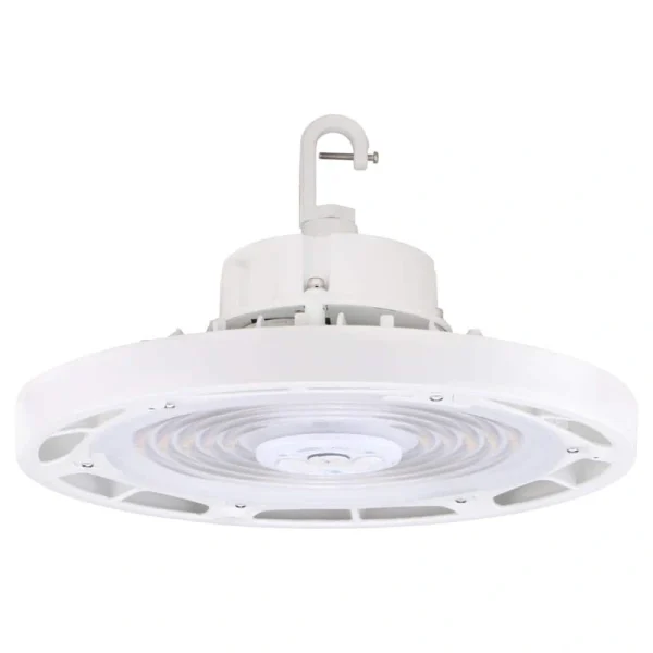 HALCO LIGHTING TECHNOLOGIES 1 ft. 400-Watt Equivalent 150-Watt Integrated LED Dimmable White Round UFO High Bay Light Fixture CCT & Lumen Selectable