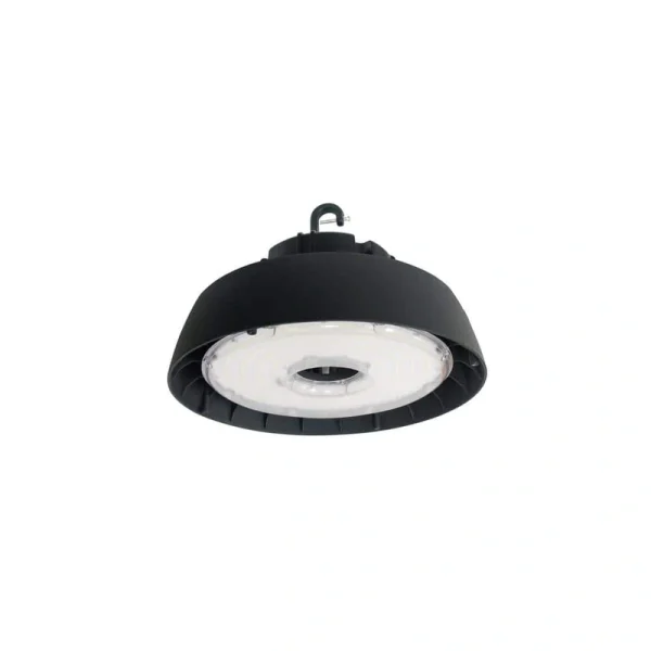 HALCO LIGHTING TECHNOLOGIES 600-Watt Equivalent 200-Watt Black Integrated LED Round High Bay UFO Light Fixture Cool White