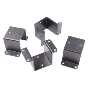 Harmony Railing 2-in Black Aluminum Rail Bracket (4-Pack)