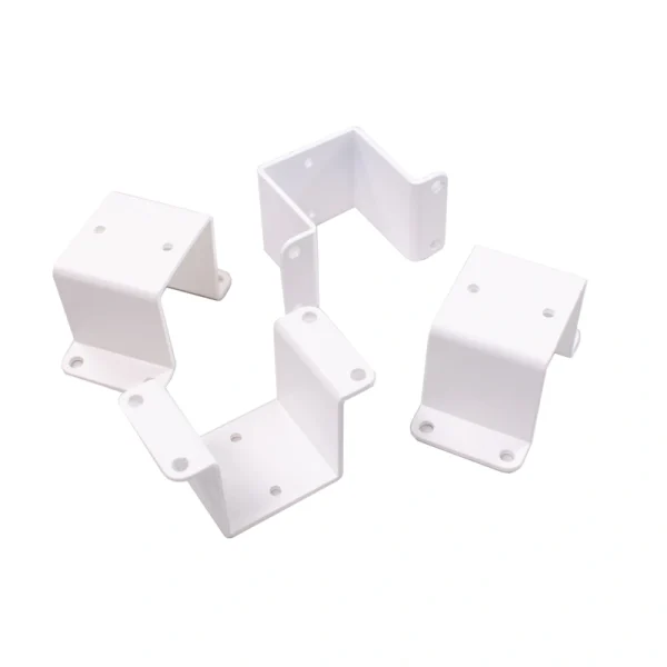 Harmony Railing 2-in White Aluminum Rail Bracket (4-Pack)
