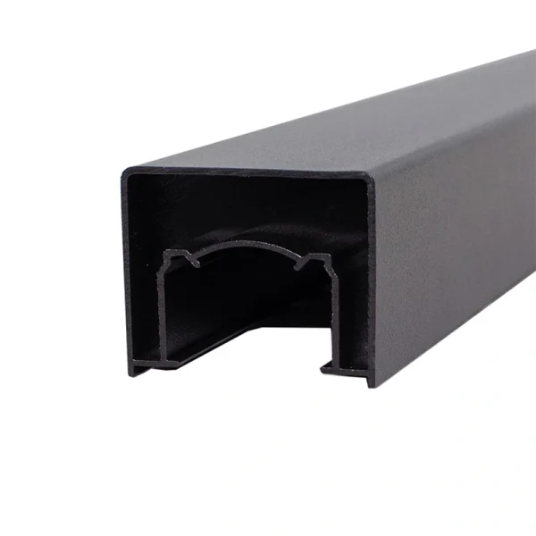 Harmony Railing Alta 6-ft L x 2.5-in W x 2.5-in H Black Aluminum Top Rail