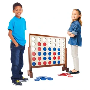 Hey! Play! Giant Wooden 4-In-A-Row Game