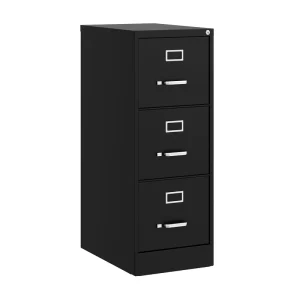 Hirsh Black 3-Drawer 15-in File Cabinet