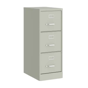 Hirsh Light Gray 3-Drawer 15-in File Cabinet