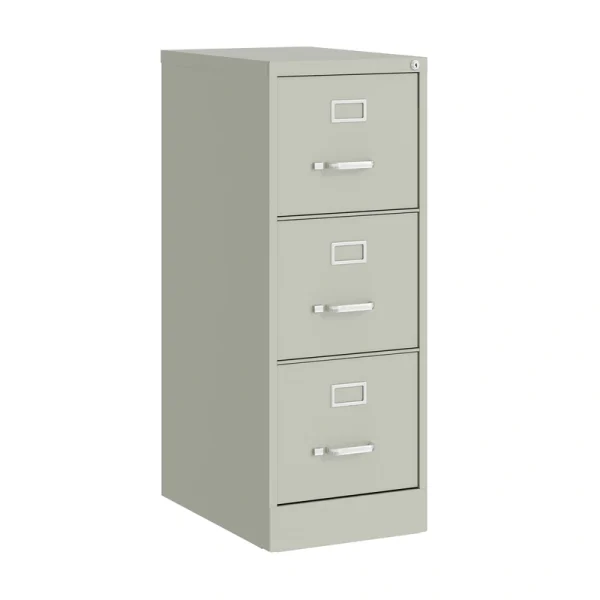 Hirsh Light Gray 3-Drawer 15-in File Cabinet