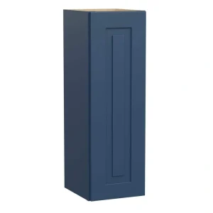 Home Decorators Collection Grayson 12 in. W x 12 in. D x 36 in. H Assembled Plywood Wall Kitchen Cabinet in Mythic Blue with Soft Close