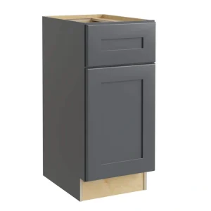 Home Decorators Collection Newport Deep Onyx Plywood Shaker Assembled Vanity Sink Base Kitchen Cabinet Sft Cl 21 in W x 21 in D x 34.5 in H T726930730