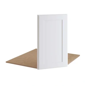 Home Decorators Collection Newport Pacific White Plywood Shaker Assembled Corner Sink Base Kitchen Cabinet Soft Close 16 in W x 1 in D x 30 in H