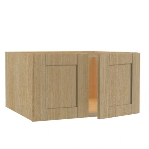 Home Decorators Collection Washington 24 in. W x 12 in. D x 36 in. H Assembled Plywood Wall Blind Kitchen Cabinet in Vanguard Oak with Soft Close