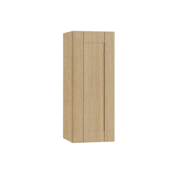 Home Decorators Collection Washington 9 in. W x 12 in. D x 36 in. H Assembled Plywood Wall Kitchen Cabinet in Vanguard Oak with Soft Close Door