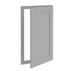 Home Decorators Collection Washington Veiled Gray Plywood Shaker Assembled Sink Base Kitchen Cabinet Soft Close 16 in W x 1 in D x 30 in H